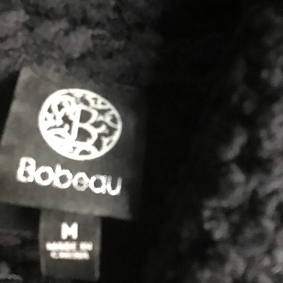 Bobeau Women’s M Black Hi-Low Popcorn Knit Cowl Neck Long Sleeve Sweater - Picture 5 of 15